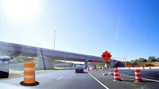 Construction Update: I-66 Express Lanes | Autumn 2022 (Westbound Time-Lapse Trip)