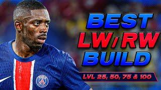 BEST WINGER (LW/RW) BUILD FOR LVL 25,50,75 & 100 | EAFC 25 Clubs