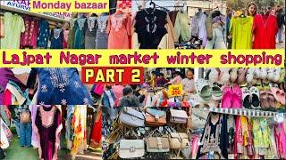 Lajpat Nagar central market delhi winter shopping part 2 starting ₹50