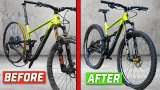 Fixing my trashed budget mountain bike.