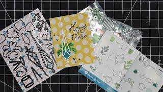 Diamond Press "You Grow Girl" Stamps and Dies Set Review Tutorial! So Fresh and Quick!