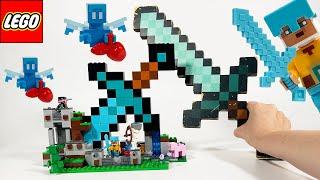 LEGO Minecraft 2023 The Sword Outpost Build Diamond Sword (21244)