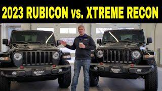 2023 JEEP WRANGLER RUBICON VS. RUBICON XTREME RECON 35 INCH TIRE PKG