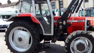 Massey Ferguson MF 398 Tractor with loader