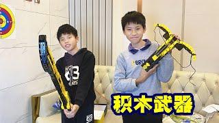 一款积木可以拼12款武器？希希想要玩，叫妈妈给他买