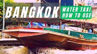 BANGKOK 2024 canal / water taxi tour. How to use.  ASOKE Terminal 21 - Pratunam pier / R WALK