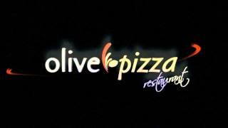 olive pizza black Logo