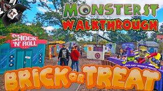 Monster St. Walkthrough at LEGOLAND Brick or Treat Event (Sep 2024) [4K]