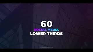 Social Media Lower Thirds   Premiere Pro Templates