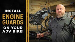How to Install Engine Guards on an Adventure Bike | On The Lift