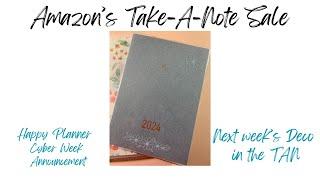 2025 Take a Note Sale. Thanksgiving Weekly Spread. Happy Planner CyberWeek!