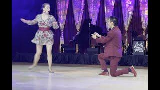 Lindy Hop Dance Performance with Surprise Proposal - Anthony Chen & Irina Amzashvili