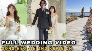FULL WEDDING VIDEO Video of Gong Hyo Jin and Kevin Oh at New York !!