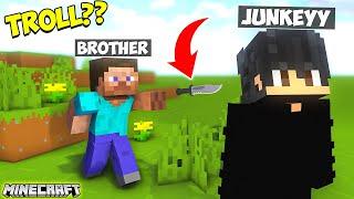 Trolling My BROTHER But Something Bad Happened in Minecraft