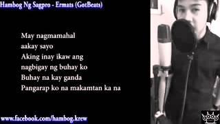 Ermats Hambog Ng Sagpro krew Live verse with lyrics