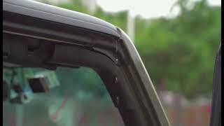 [Maiker Auto]Jeep wrangler rainwater diversion roof drain slot