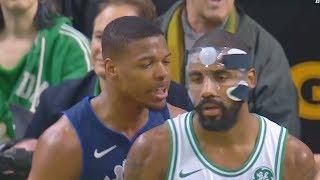 Kyrie Irving SHUTS UP TRASH TALKING ROOKIE FOR TAUNTING HIM WITH CROSSOVER!!!