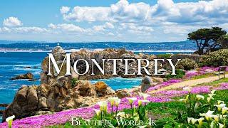 Monterey, California 4K Relaxation Film - Peaceful Piano Music - Beautiful Nature