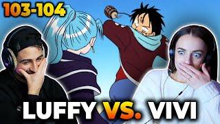 LUFFY HAS LOST THE PLOT!!! *ONE PIECE* Episodes 103-104 REACTION!