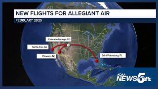 Allegiant Air offering new flights at the Colorado Springs Airport