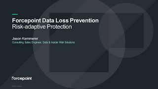 Risk-adaptive Protection Demo | Forcepoint DLP