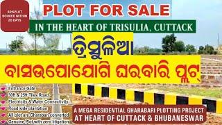 TRISHULIA HIGHLY DEVELOPED GHARABARI PLOT/CUTTACK/BHUBANESWAR/PLOT/GHARABARI