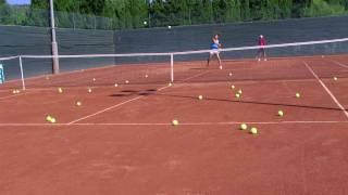 Guillermo Vilas Tennis Academy. Natalia Perepadenko´s training