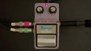 5 Minutes with the Ibanez CS9 Chorus - Pedal Demo