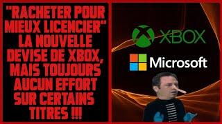 Microsoft veulent racheter plus de studios, mais laissent au fond du gouffre certains titres !