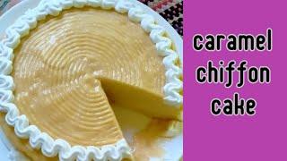 CARAMEL CHIFFON CAKE