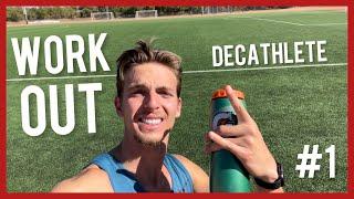 QUICK (but solid) DECATHLON WORKOUT | Training Vlog #1