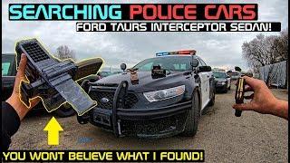 Searching A Police Ford Taurus Interceptor Sedan! You Won't Believe What I found!