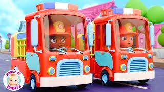 Wheels On The Fire Truck, Vehicle Song and Nursery Rhyme for Kids