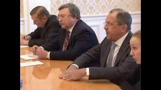 Встреча С.Лаврова и А.Узюмджю