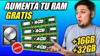 AUMENTA TU MEMORIA RAM UN 500% SIN DINERO!! COMO AUMENTAR MEMORIA VIRTUAL || WINDOWS 10, 7, 8