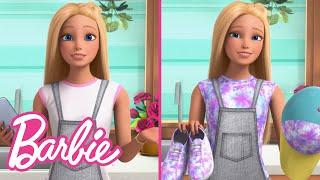 @Barbie | DIY Fashion Hacks ft. TIE DYE & SPARKLE PURSE CRAFTS | Barbie Vlogs