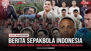 LIVE INDONESIA VS AUSTRALIA !! PATRICK KLUIVERT PANGGIL 27 PEMAIN !!