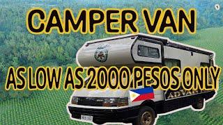 SA HALAGANG 2K LANG MAKAKAPAG RENT Ka NA NG CAMPERVAN?