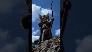 Sharpshooter Kitten #cat #cute #catlovers #aishorts #ai #fantasy