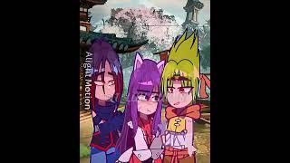 I'm done but I'm lazy cringe|Katsuro x Rinjin x Tara|#givemebackmykids #fruitninja2 #gachanox
