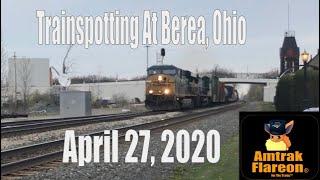 Trainspotting At Berea, Ohio (April 27, 2020)