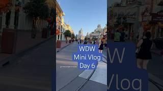 WDW Mini Vlog day 6! #disneyvlogging #magickingdom #ropedrop #epcot #disneyworldvlog