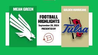 Broadcast Highlights vs Tulsa | Mean Green Football