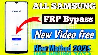 Samsung FRP Bypass New Method 2025  | Samsung Google Account Remove | Samsung Frp Unlock 100% 