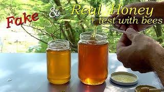 Difference between fake and real honey