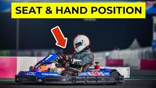 Seat and Hand Position in Karting (tips for beginners)