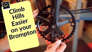 Installing a 39T chainring on a Brompton