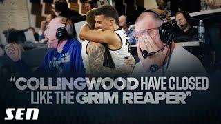 Relive Gerard Whateley's call of the Magpies' dramatic win over Carlton