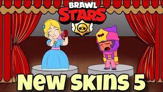 BRAWL STARS ANIMATION NEW SKINS IDEAS #5 PIPER & SANDY