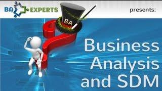 Business Analysis and System Development Methodologies (SDM)